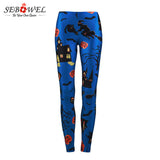 Pumpkin Skeleton ghost Printed Leggings