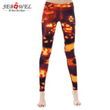 Pumpkin Skeleton ghost Printed Leggings