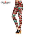 Pumpkin Skeleton ghost Printed Leggings