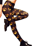 Halloween Pumpkin Printed Leggings