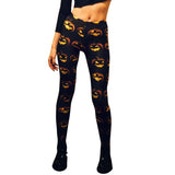 Halloween Pumpkin Printed Leggings