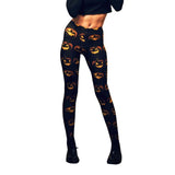 Halloween Pumpkin Printed Leggings