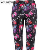 Halloween Joker Printed Women Leggings