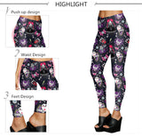 Halloween Joker Printed Women Leggings