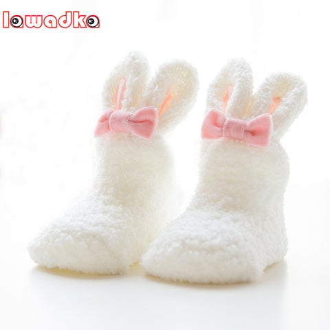 Soft Cute Rabbit Baby Socks for Winter