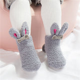 Soft Cute Rabbit Baby Socks for Winter