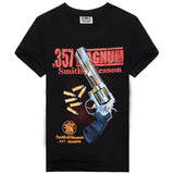 3d Printed Skull Gun T Shirt