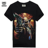 3d Printed Skull Gun T Shirt