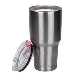 Spill And Splash Resistant Lid With Slider Closure For 30 oz and 20 oz Tumblers