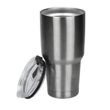 Spill And Splash Resistant Lid With Slider Closure For 30 oz and 20 oz Tumblers