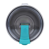 Spill And Splash Resistant Lid With Slider Closure For 30 oz and 20 oz Tumblers