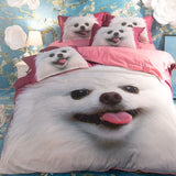 Bull Dog, Pug, German Shepherd Bedding Set.