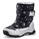 Waterproof Non-slip Snow Boots For Kids Winter Booties Size 27-36