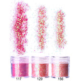 1 Box 10ml Pink Dazzling Nail Glitter Powder Sequins