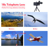 18X Telescope Zoom Mobile Phone Lens with tripod