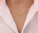 1pc Charming Gold Tone Bar Circle Lariat Multi layer Chain Necklaces