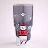 30 oz Christmas Themed Stainless Steel Mugs.