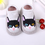 Anti-skid Leather Bottom Baby Floor Socks