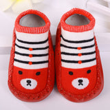 Anti-skid Leather Bottom Baby Floor Socks