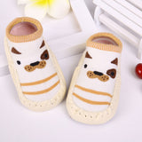 Anti-skid Leather Bottom Baby Floor Socks