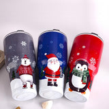 30 oz Christmas Themed Stainless Steel Mugs.