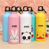 500 ML Cartoon Pattern Aluminum/Wheatstone Water Bottle