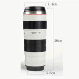 Stainless Steel Small White 70-200 Lens Mug Cups For Coffee Tea Milk