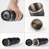 Stainless Steel Small White 70-200 Lens Mug Cups For Coffee Tea Milk