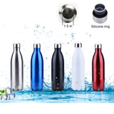 Portable Double Walled Insulated Water Bottle Stainless Steel Vacuum Thermos