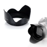 52mm Flower Petal Tulip Lens Hood Screw Mount for DSLR CAMERAS