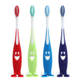 Kids 3Pcs/lot Ultra Soft cartoon Smile antibacterial tooth brush