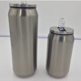 Thermos coffee cup stainless steel tumbler with lid and straw Can