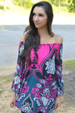 Beach printing  slash collar  Regular sleeve  vestidos