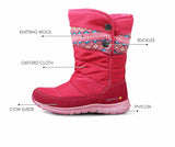 Oxford Fabric Warm Snow Boots for Girls